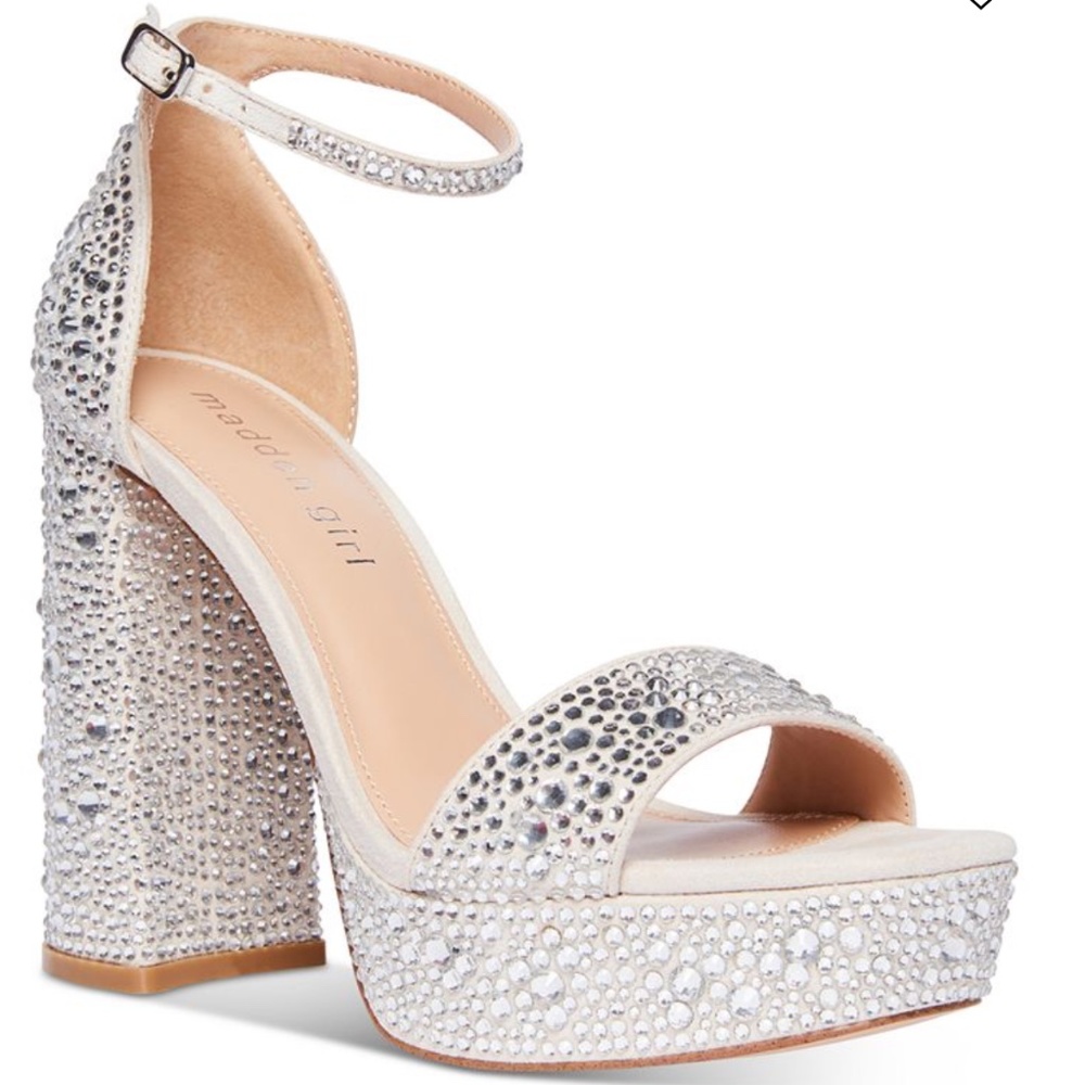 Platform Sandals Rhinestones